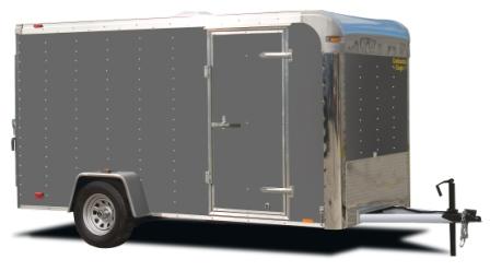 Single Axle Enclosed Cargo Trailer