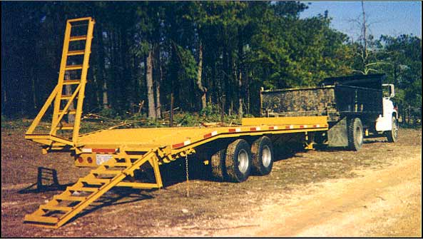 Pintle Hitch Tandem Dually Heavy Equipment Trailer